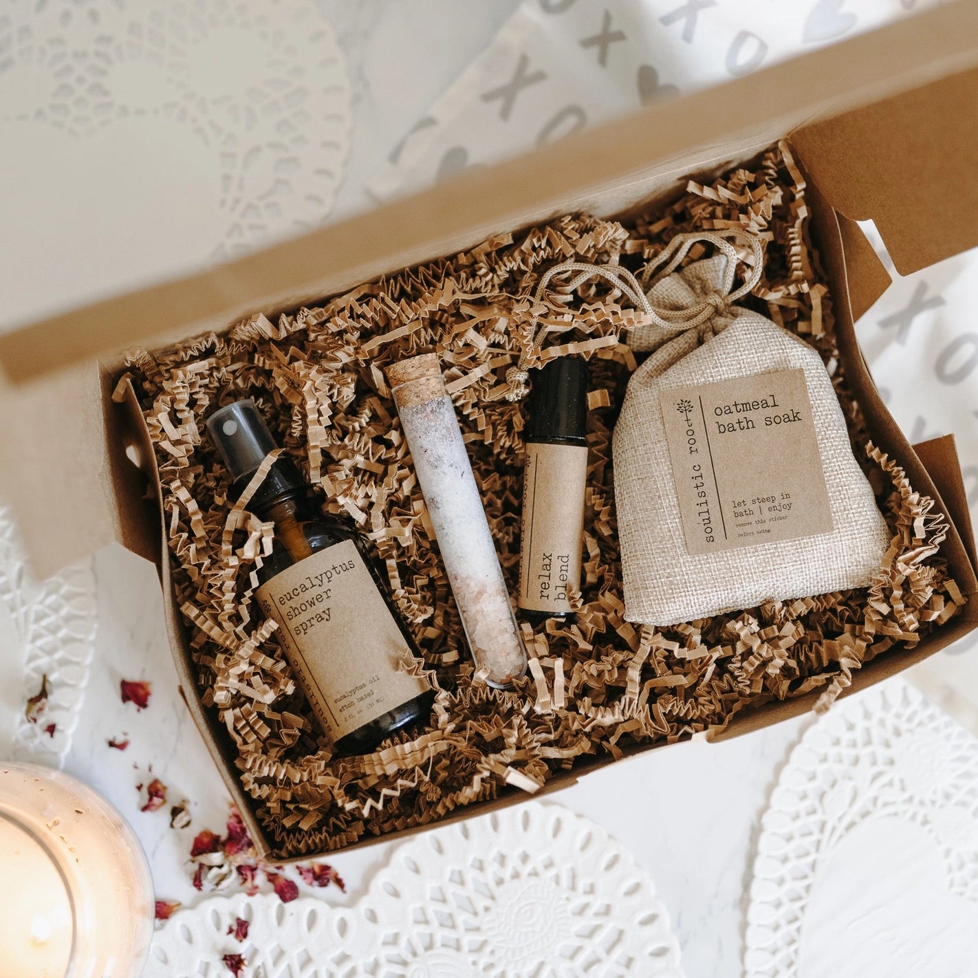 Relaxing Gift Set | Shower Spray + Relax + Oatmeal + Tube