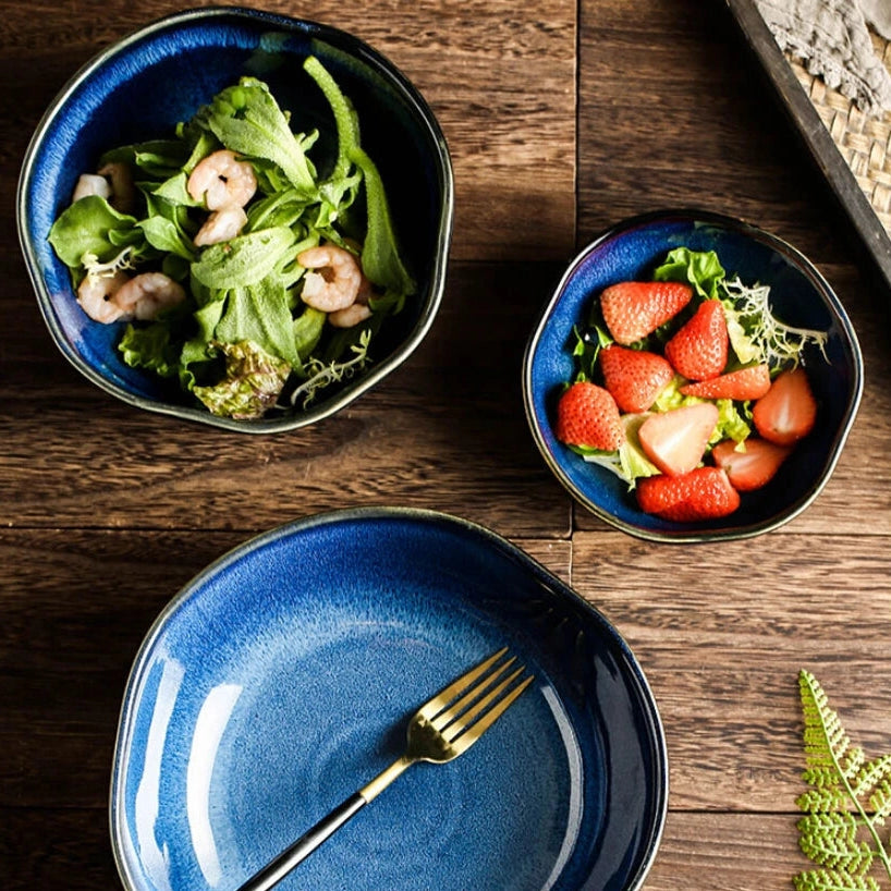 Kobe Blue Ceramic Bowl