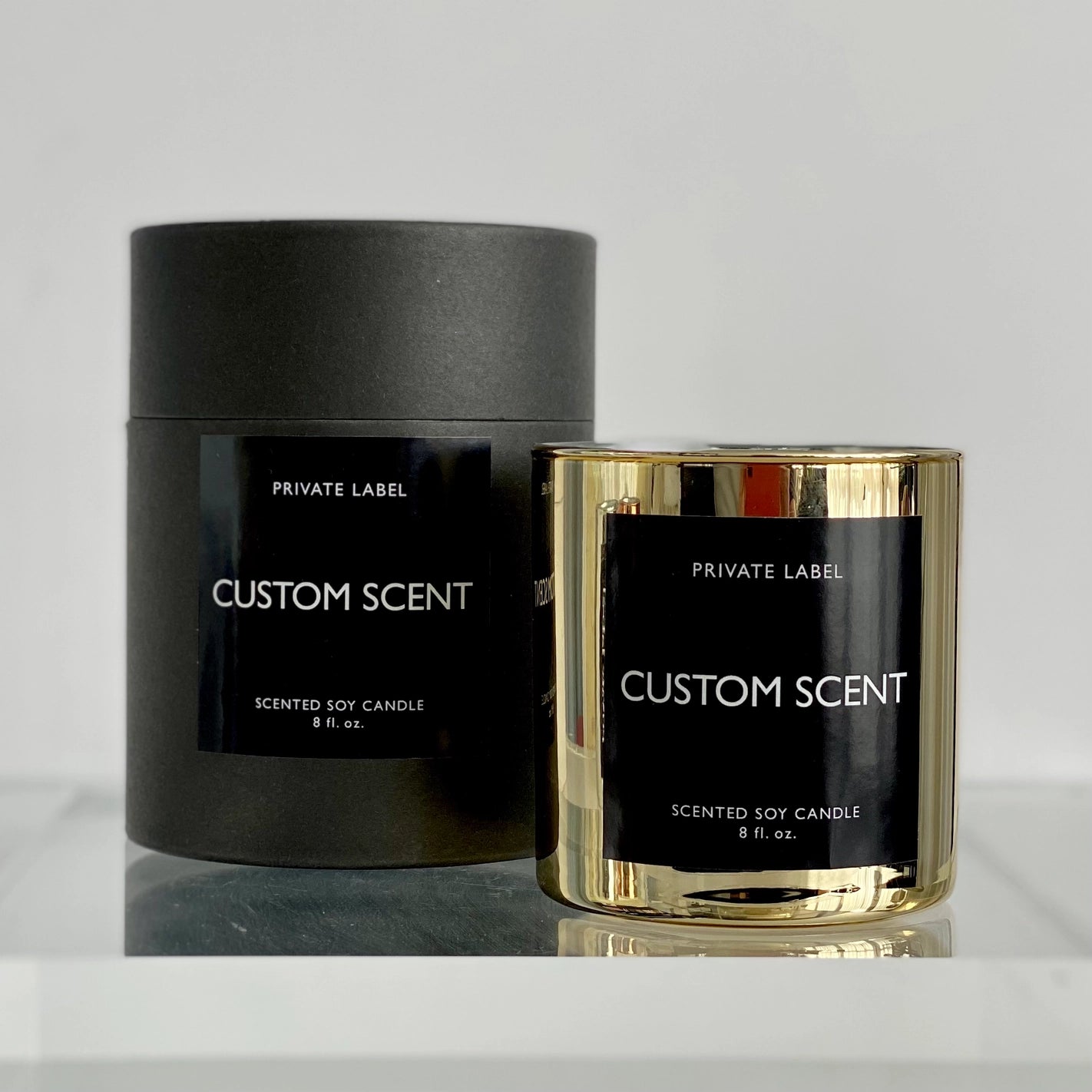 Gold Candles | Gift Box | Custom Private Label