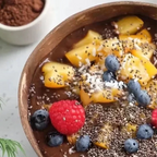 Rustic Coconut Shell Bowl and Spoon Set