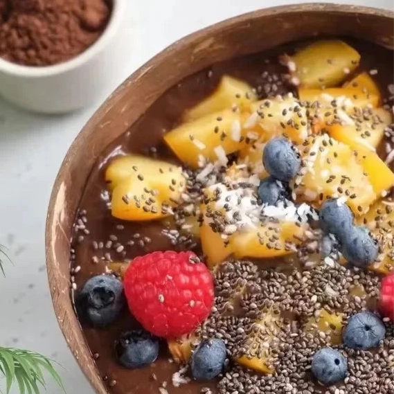 Rustic Coconut Shell Bowl and Spoon Set