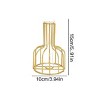 Gold Cage Vase