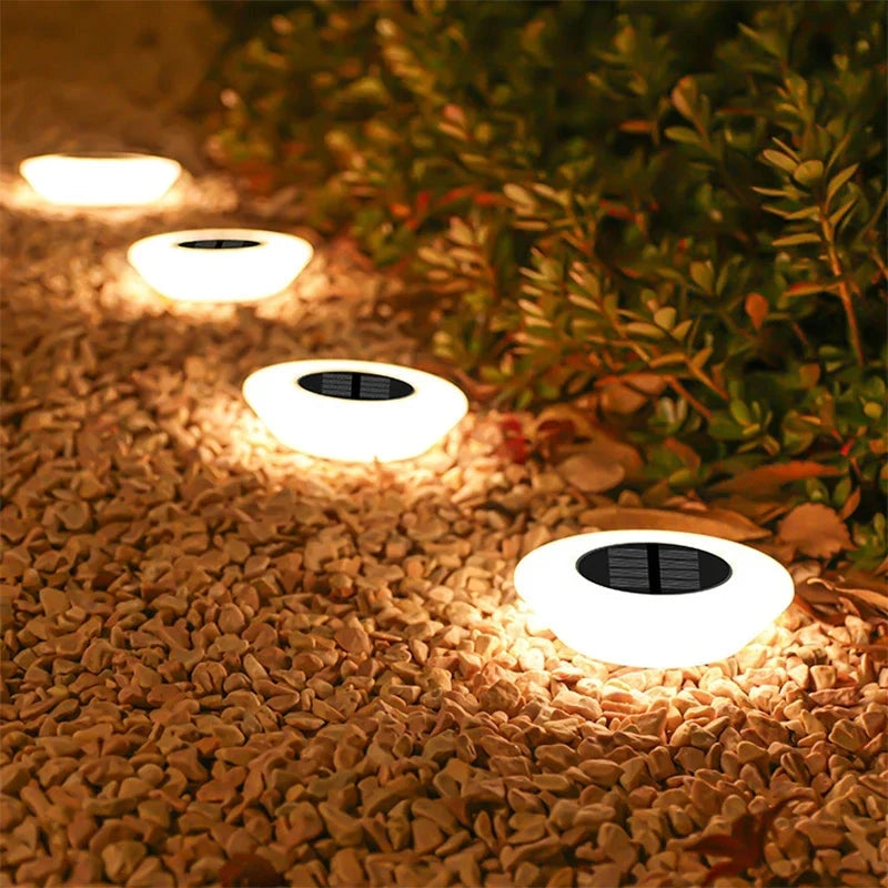 Solar Outdoor Pathway 4-Piece Lights