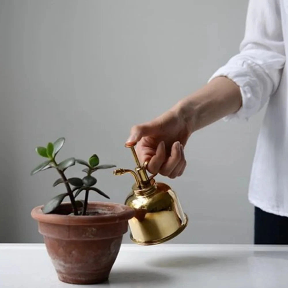 Gold Plant Spray Bottle