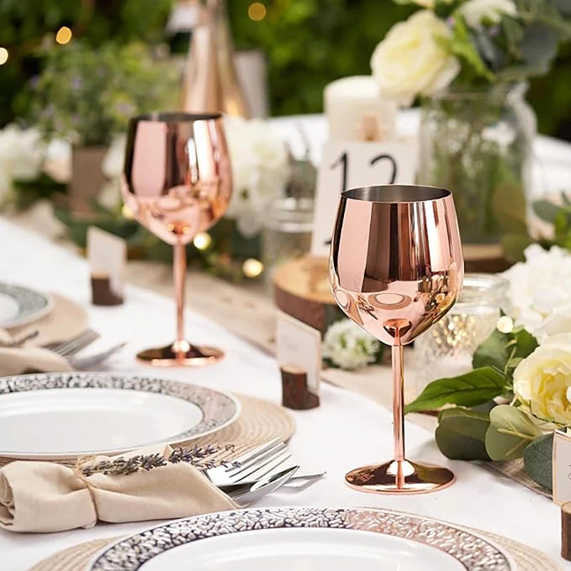 Stainless Steel 8-Piece Glassware Set