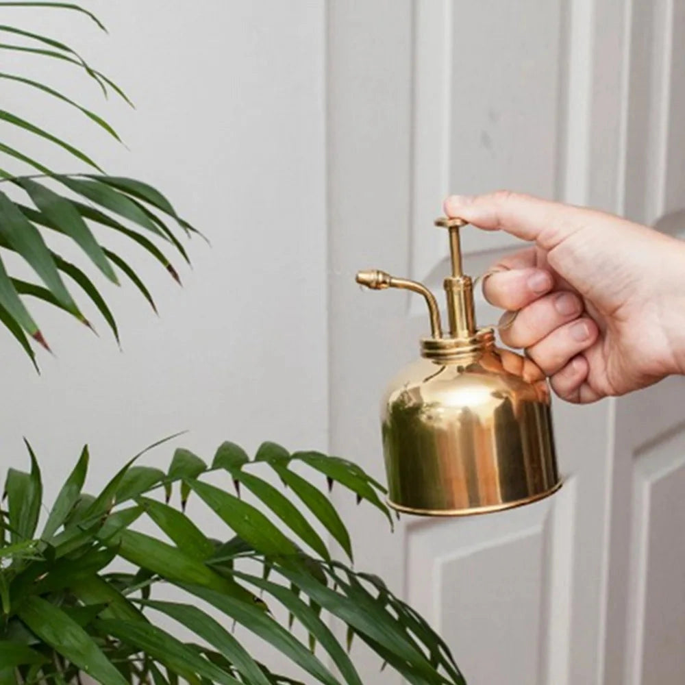 Gold Plant Spray Bottle