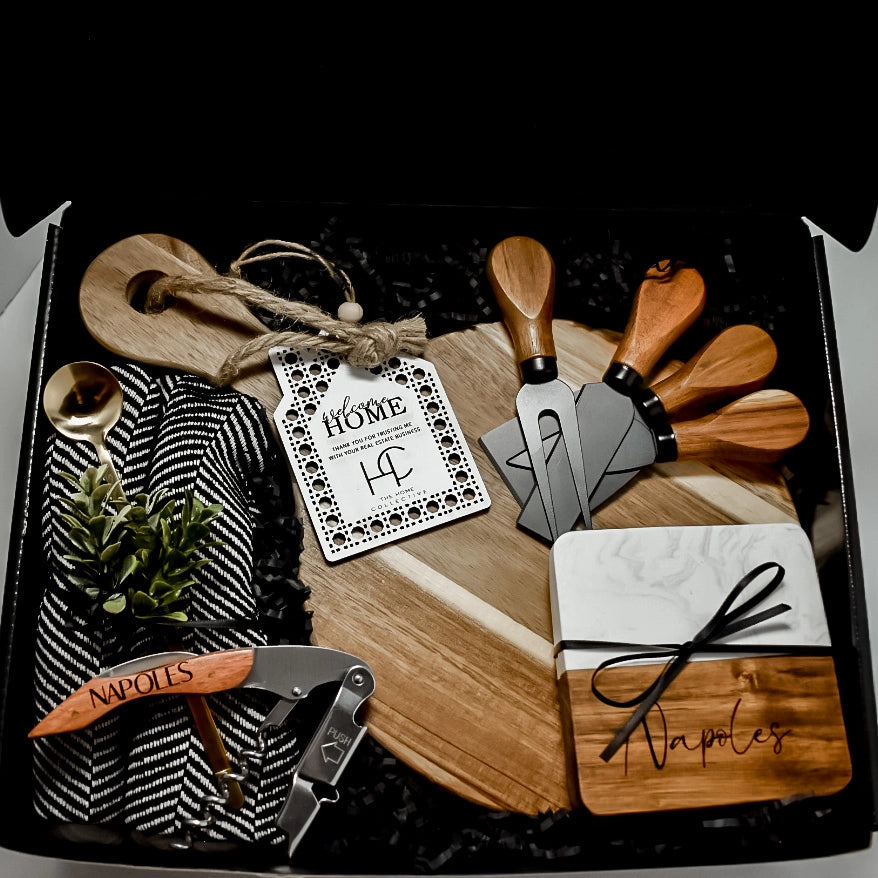 Luxury Gift Box- Round Acacia