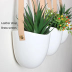 Ceramic Hanging Planter 3-Piece Set