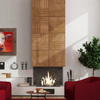 3D Wood Wall Panels 4-Piece Set