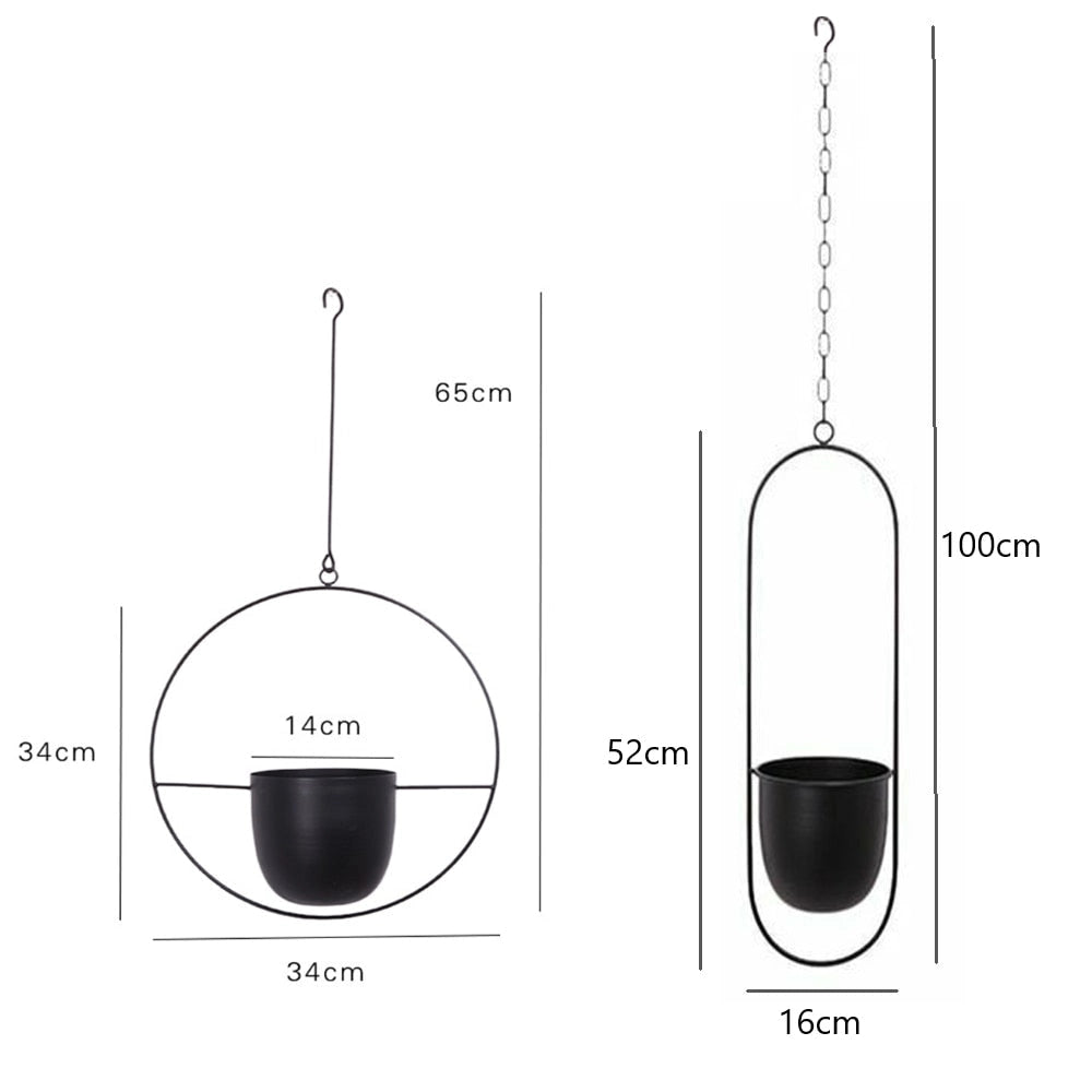 Halo Hanging Plant Pot