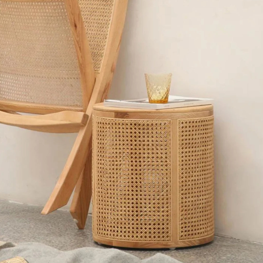 Storage Wooden Side Table