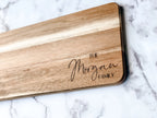 Personalized Acacia Board Charcuterie Gift Set