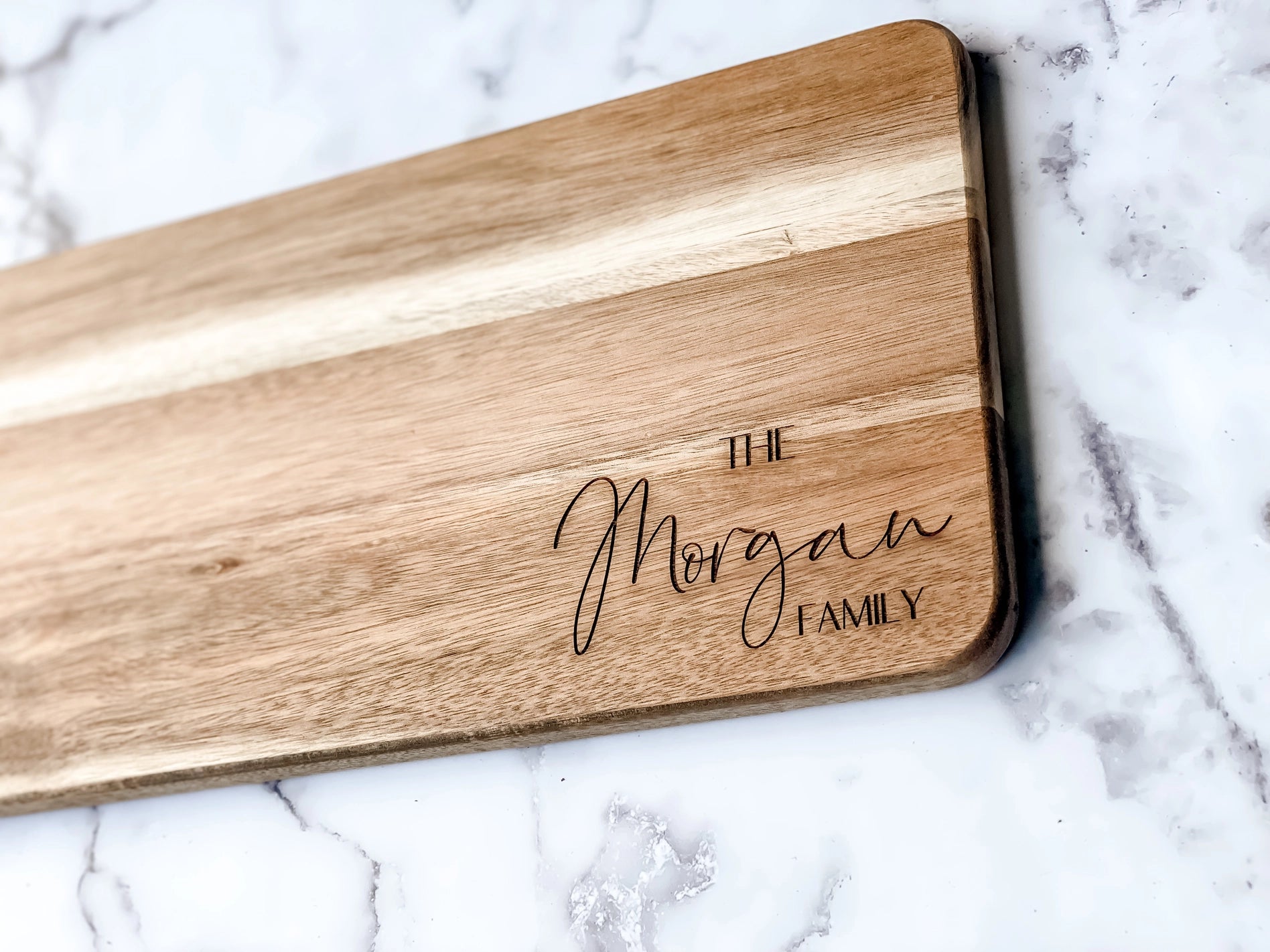 Personalized Acacia Board Charcuterie Gift Set