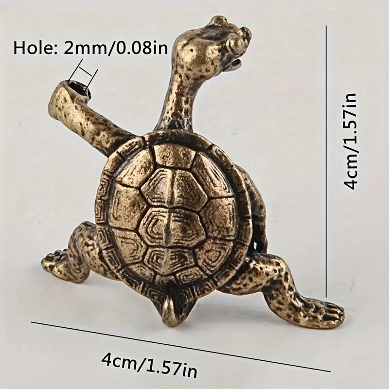 Brass Turtle Incense Holder