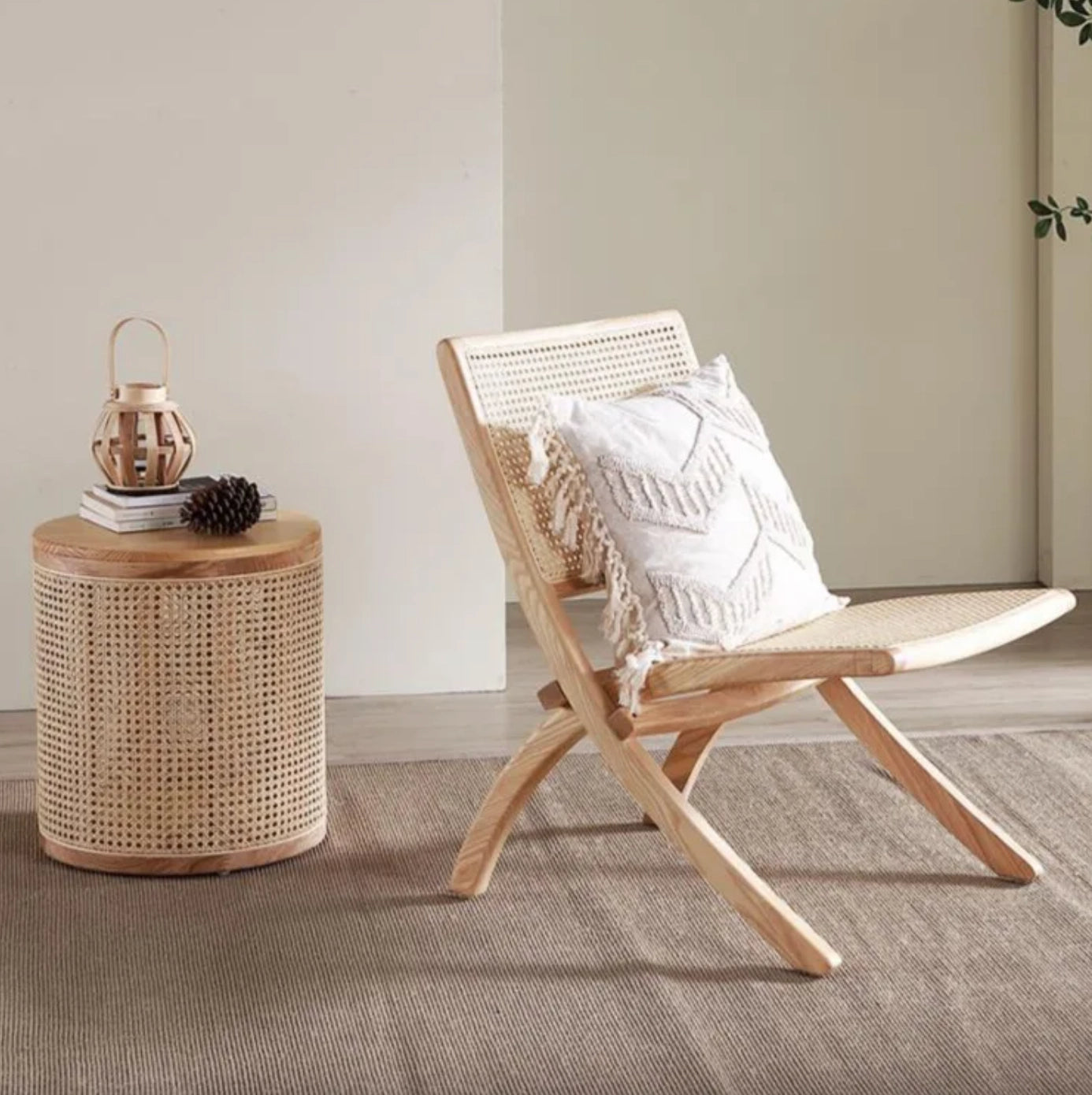 Storage Wooden Side Table