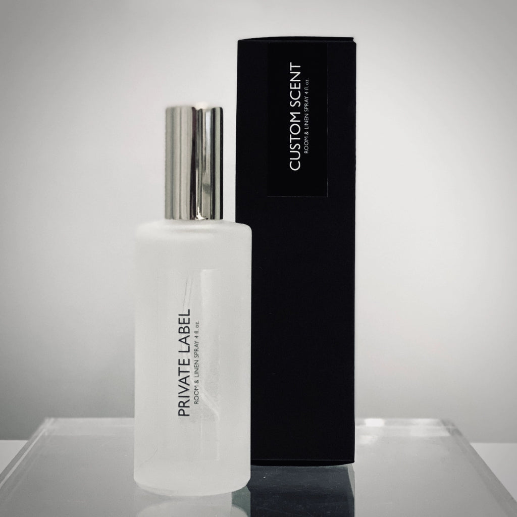 Room & Linen Spray Silver | Glass in Gift Box, Private Label