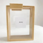 Bamboo Square Pantry Storage Food Containers