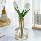 Gold Cage Vase