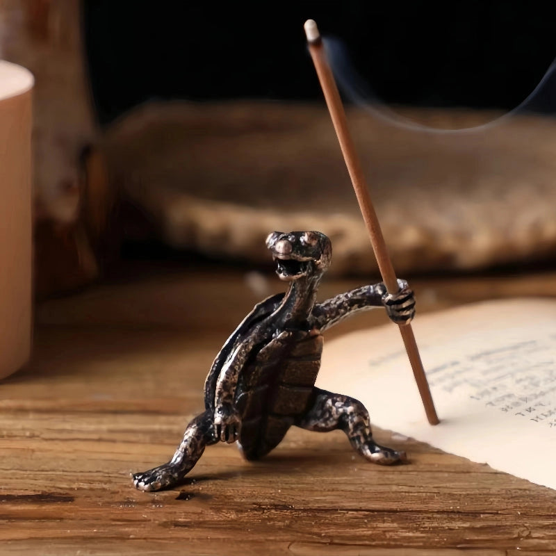 Brass Turtle Incense Holder
