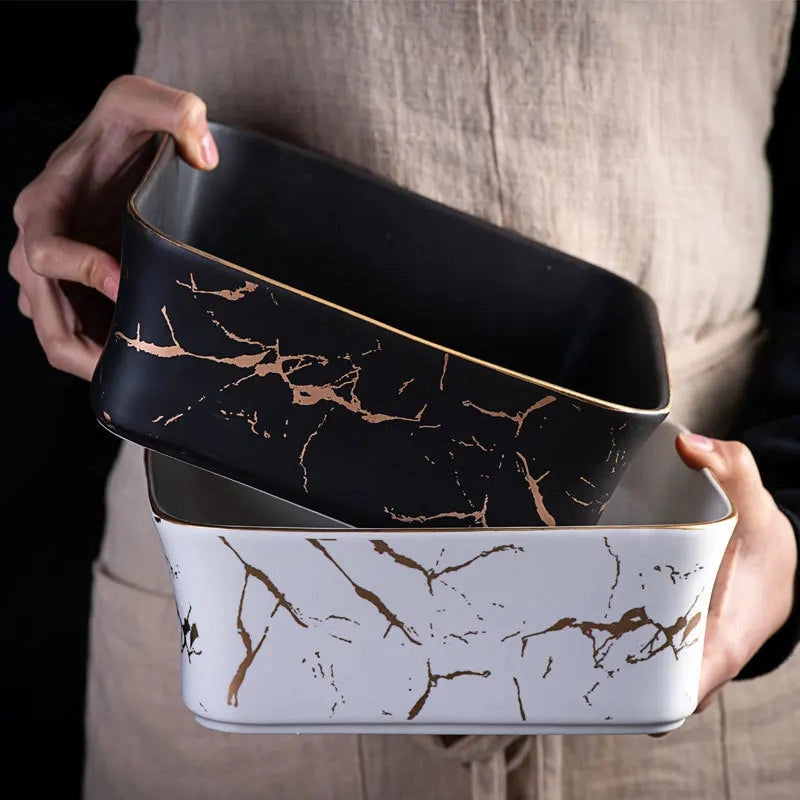 Marble Serving Bowl