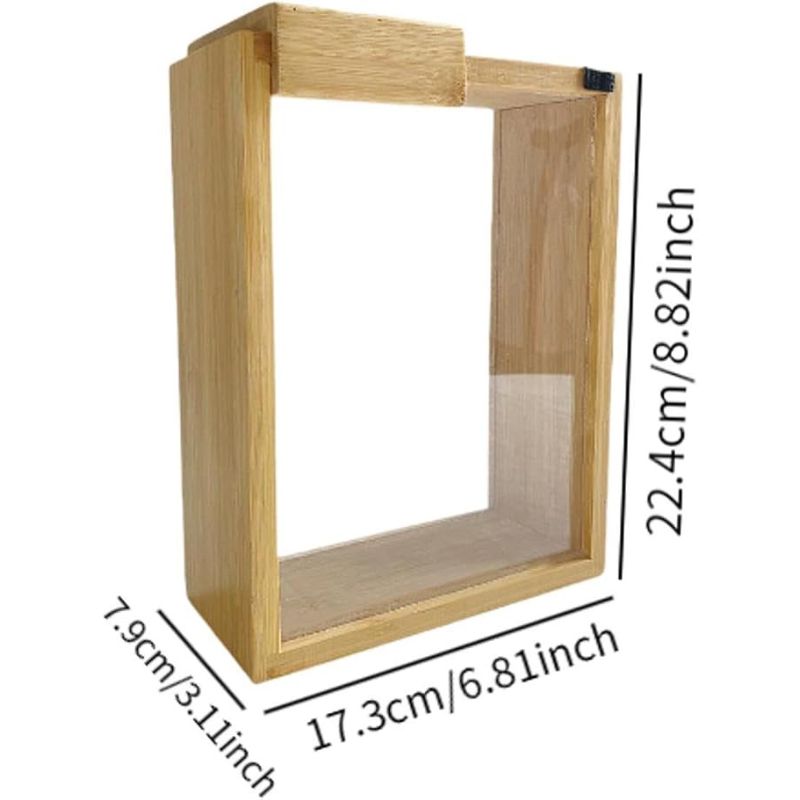Bamboo Square Pantry Storage Food Containers