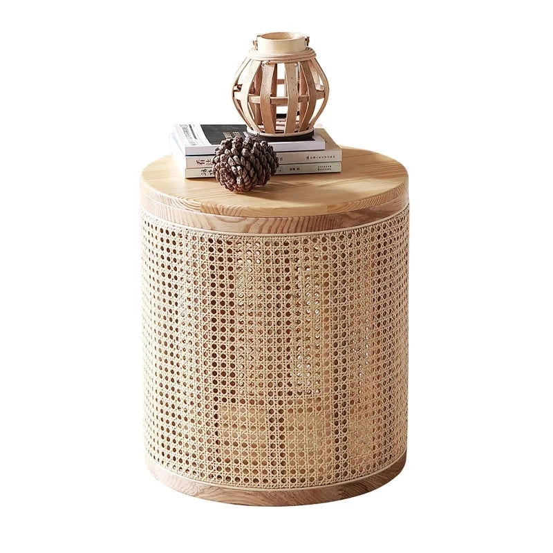 Storage Wooden Side Table