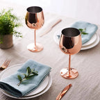 Stainless Steel 8-Piece Glassware Set