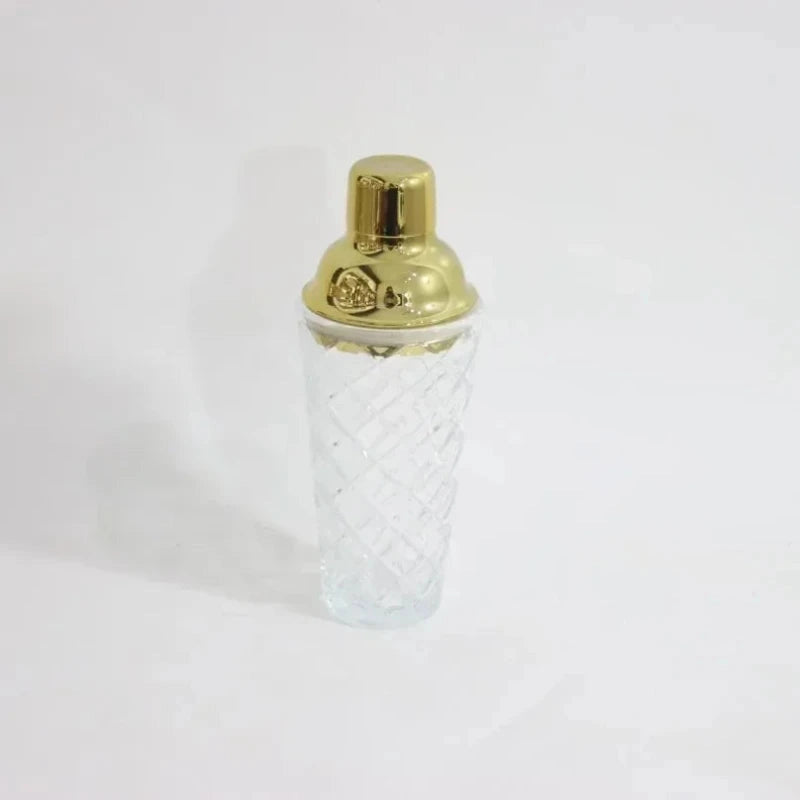 Vintage Glass Cocktail Shaker