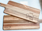 Home Sweet Home Acacia Board Gift Set