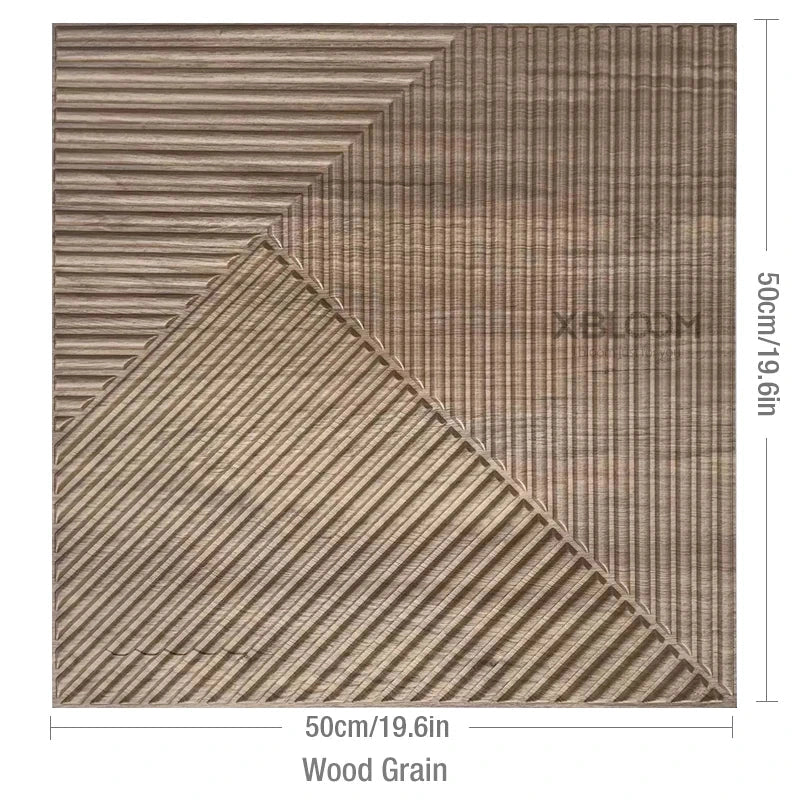 3D Wood Wall Panels 4-Piece Set