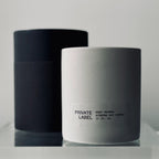 Private Label Concrete Ceramic Candles 12 oz