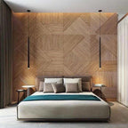 3D Wood Wall Panels 4-Piece Set