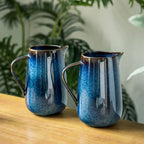 Laguna Kiln Blue Ceramic Pitcher