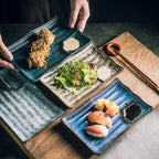 Artisan Ceramic Sushi Plates