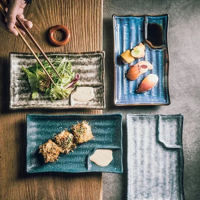 Artisan Ceramic Sushi Plates