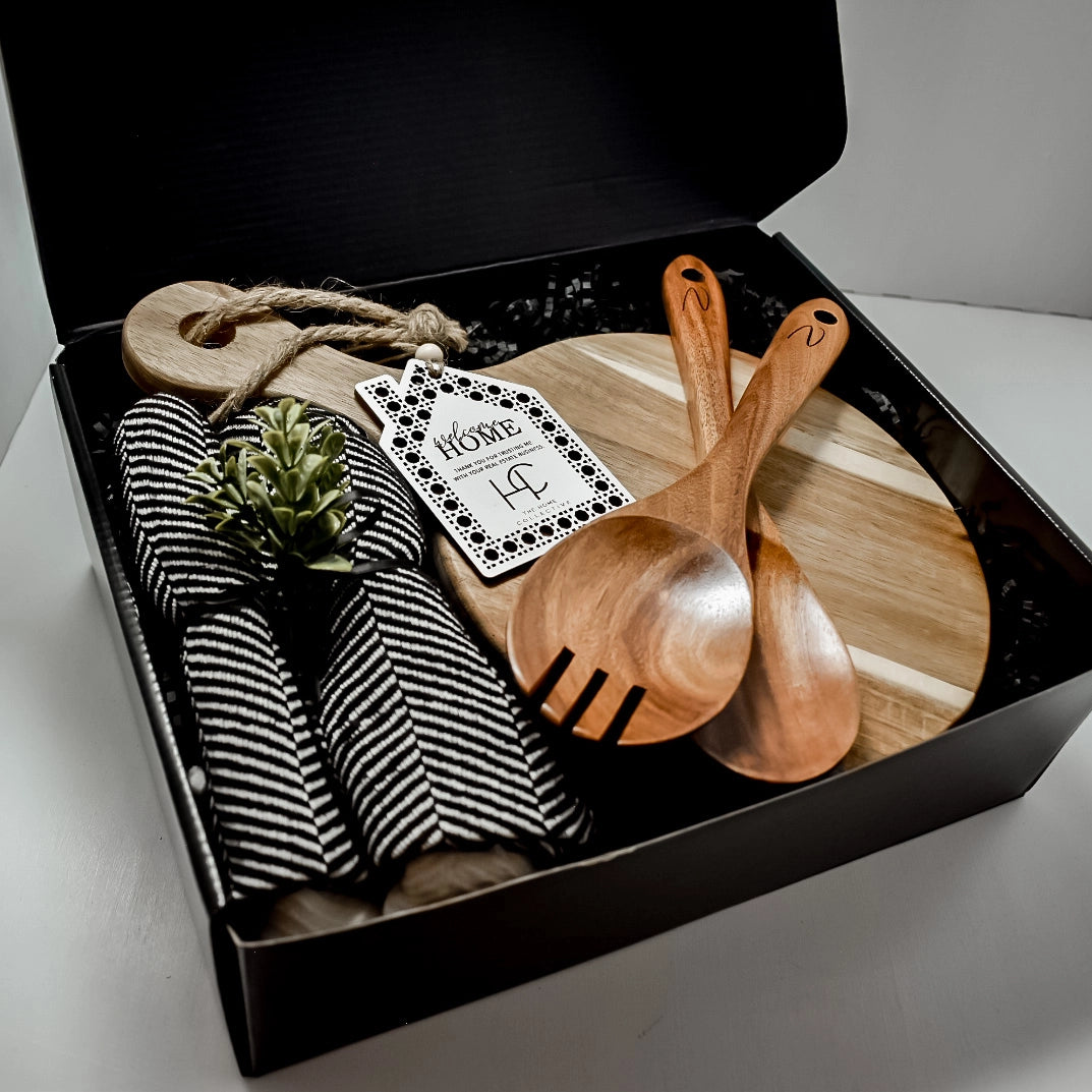 Luxury Gift Box- Round Acacia Simple