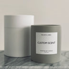 Private Label Concrete Ceramic Candles 12 oz