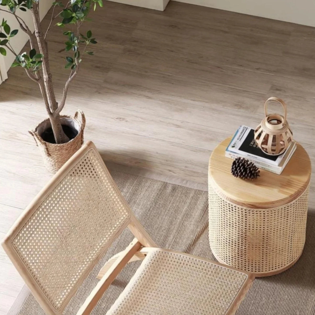 Storage Wooden Side Table
