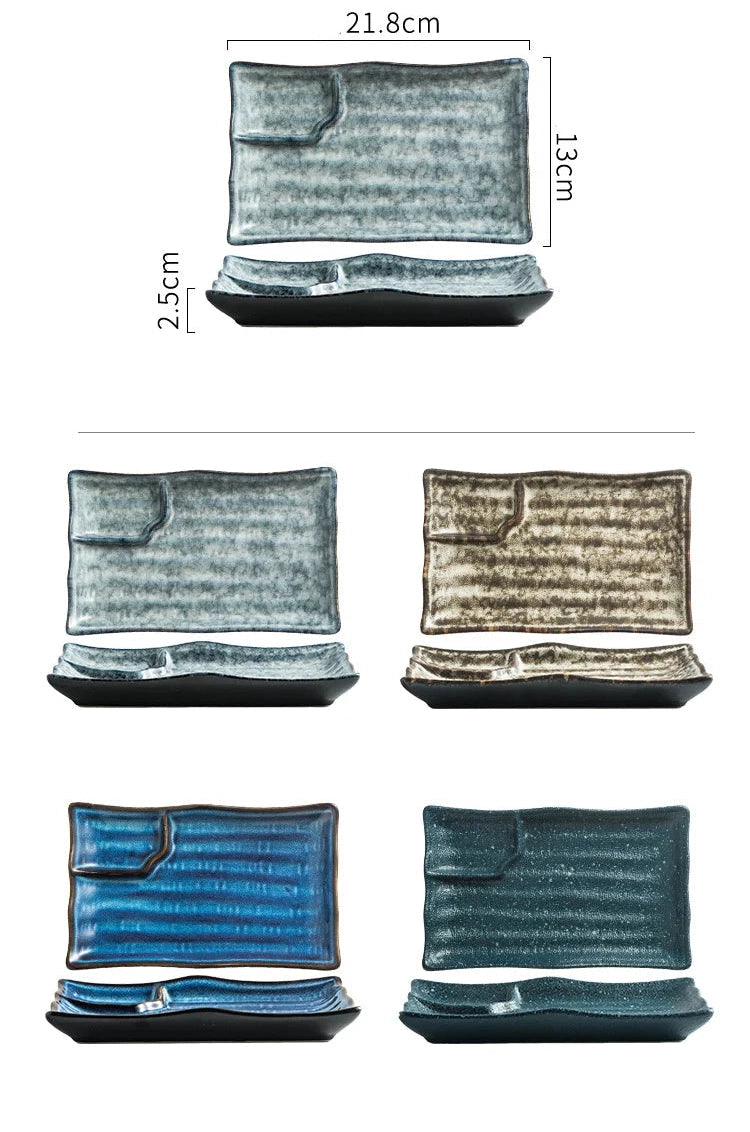 Artisan Ceramic Sushi Plates