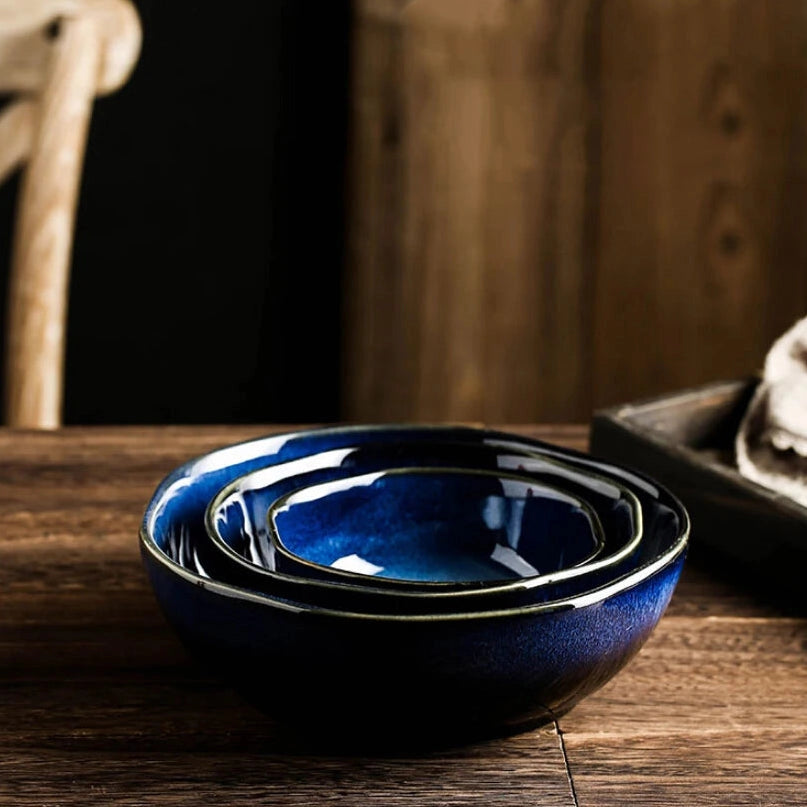 Kobe Blue Ceramic Bowl
