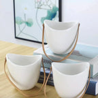 Ceramic Hanging Planter 3-Piece Set