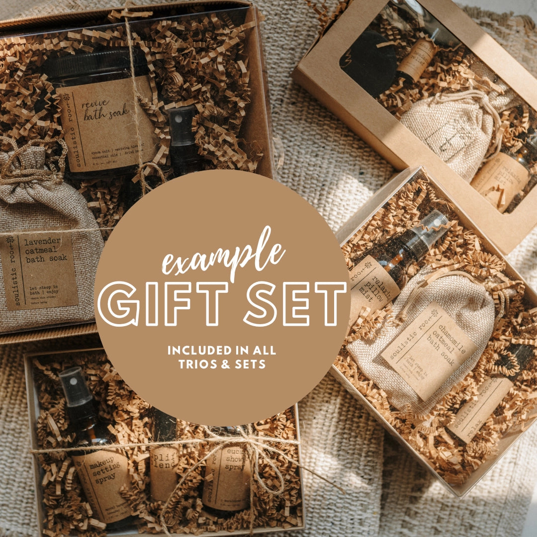 Rose Gift Set | Pillow Spray | Rose Oatmeal | Bath Salts