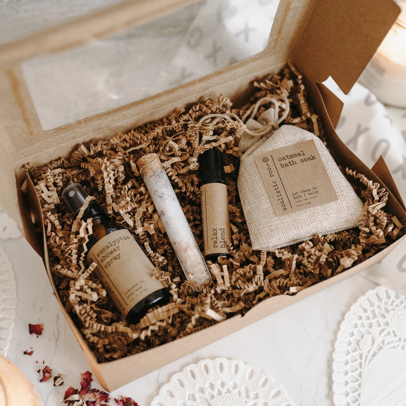 Relaxing Gift Set | Shower Spray + Relax + Oatmeal + Tube