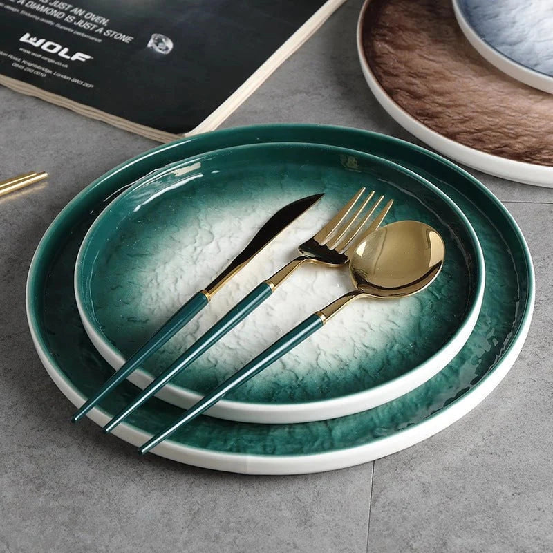 Emerald Gradient Plate
