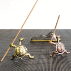Brass Turtle Incense Holder
