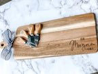 Personalized Acacia Board Charcuterie Gift Set