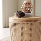 Storage Wooden Side Table